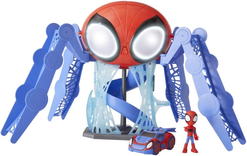 Spidey e i Suoi Straordinari Amici - Webquarters Playset con Luci e..