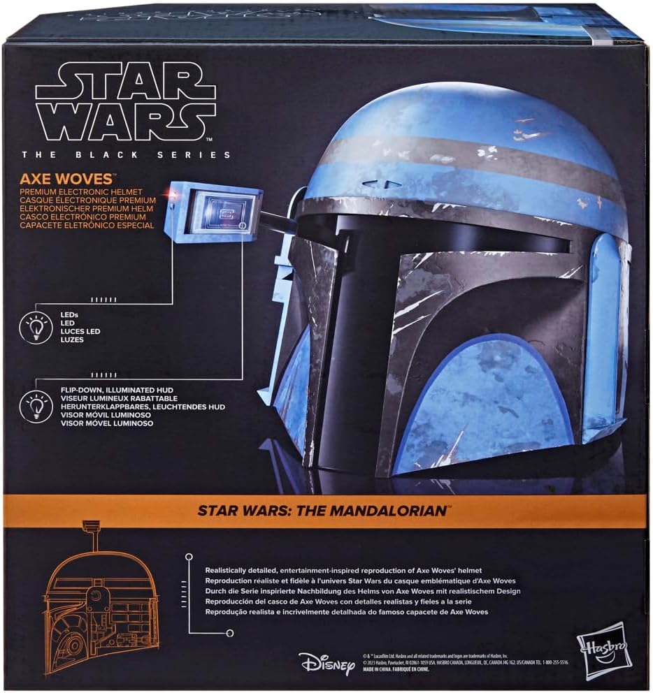 Star Wars The Black Series Carson Teva Premium Electronic Helmet with.