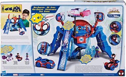 Spidey e i Suoi Straordinari Amici - Webquarters Playset con Luci e..