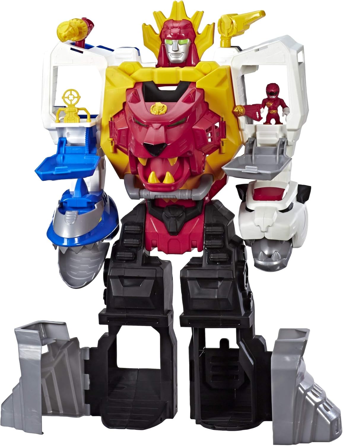 Power Rangers Mighty Morphin Megazord Megapack - 5 Dinozord Action ...