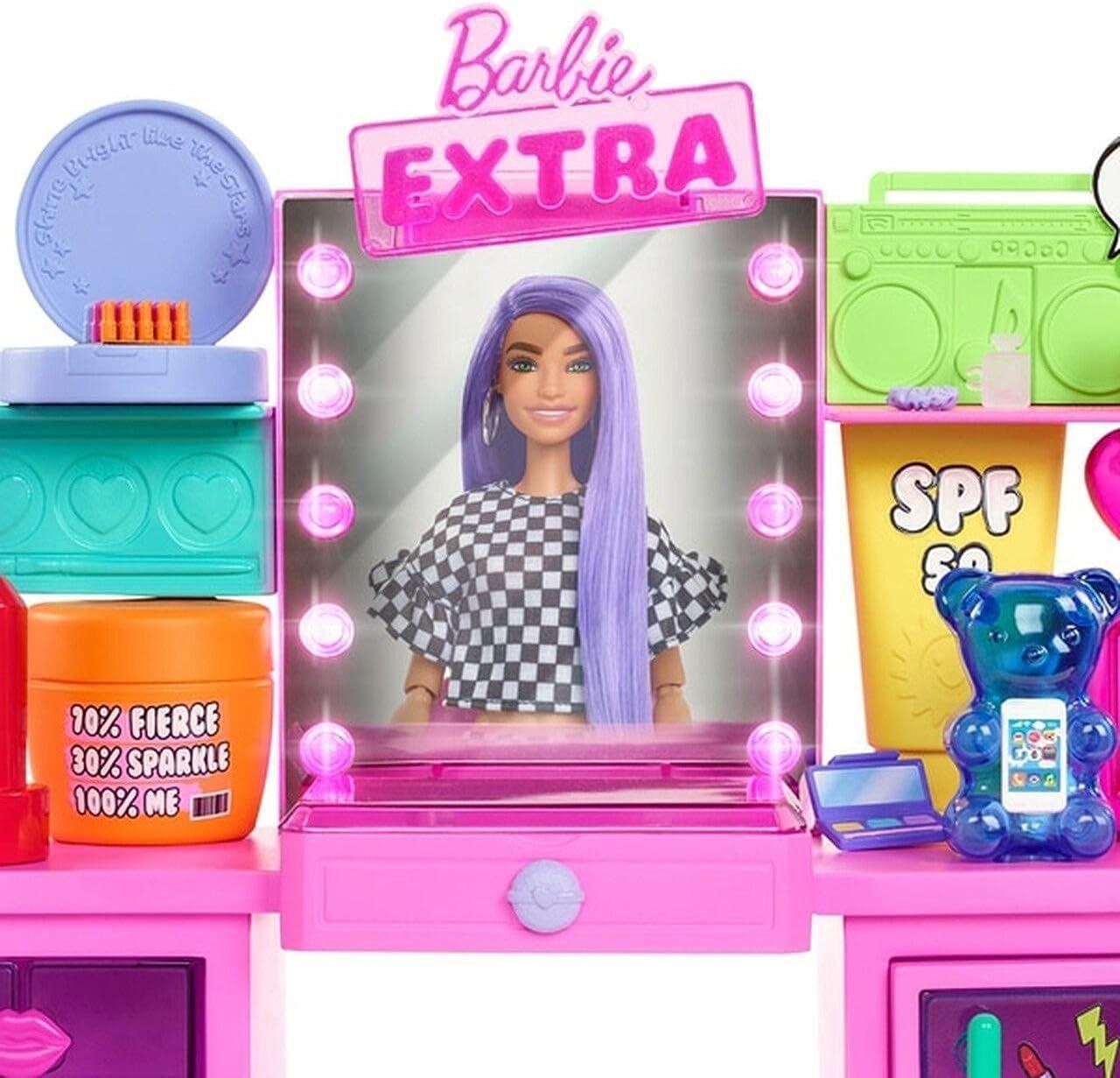 Coiffeuse Extra con bambola manichino Barbie