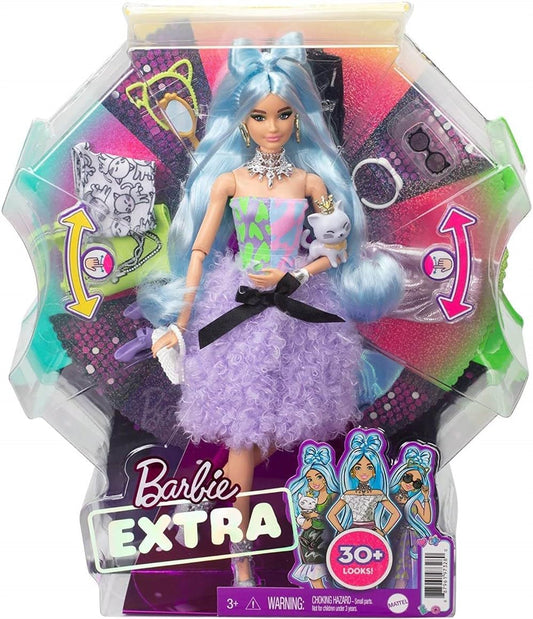 Barbie Extra Doll Set, 30+ Look, Animale, Articolazioni Flessibili, Giocattolo 3+