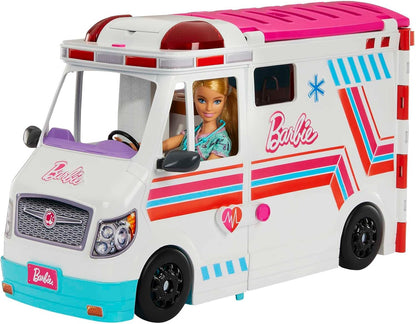 Barbie Playset Ambulanza Veicolo - Primo Soccorso con .............