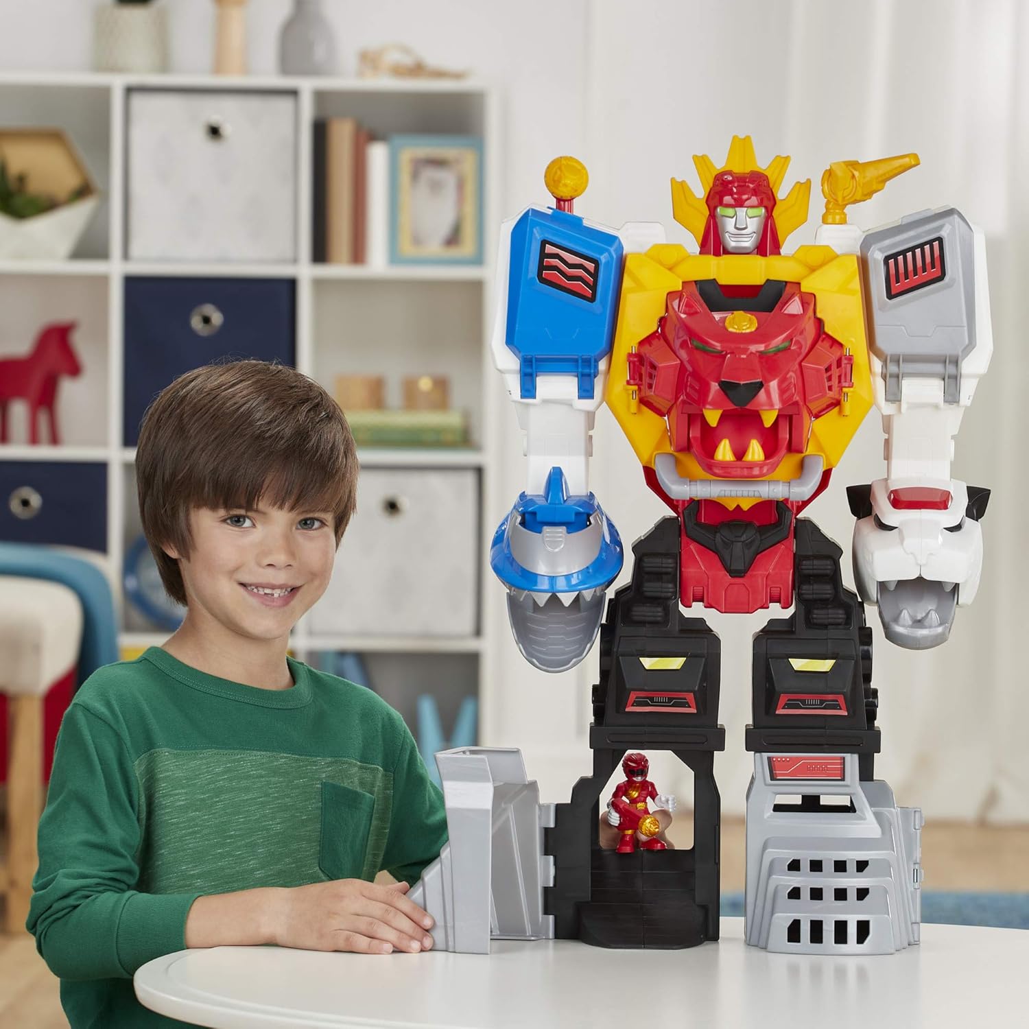 Power Rangers Mighty Morphin Megazord Megapack - 5 Dinozord Action ...