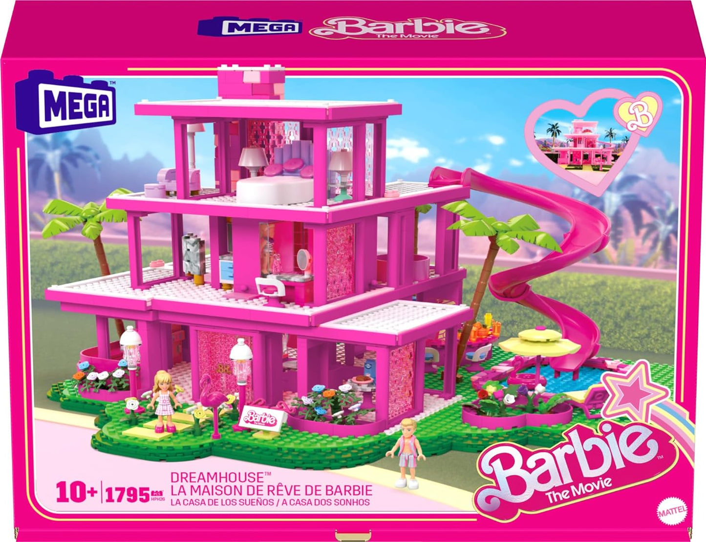 Barbie Casa dei Sogni Set da Costruire 1795 Pezzi