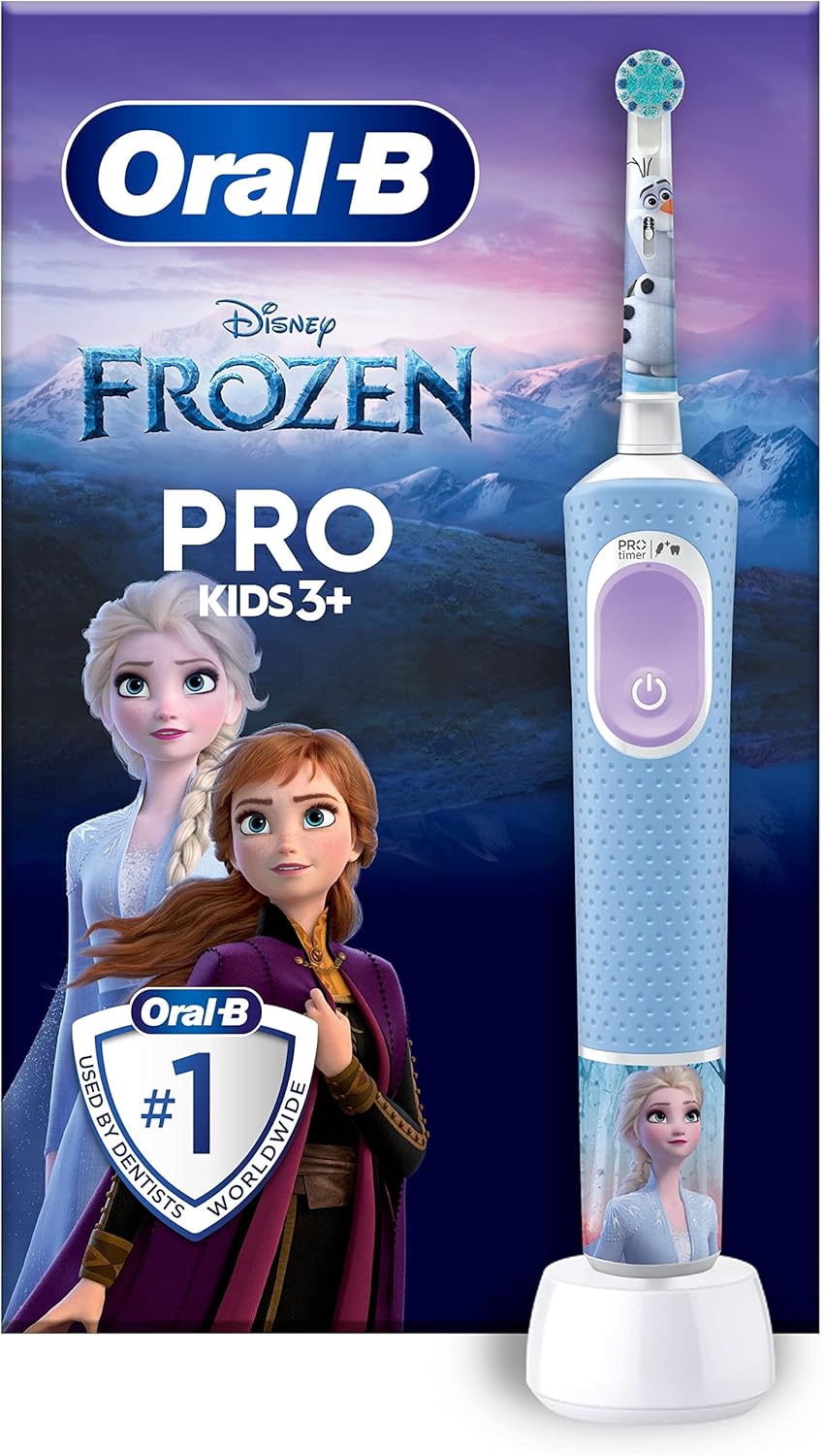 Oral-B Pro Kids Frozen Spazzolino Elettrico + 1 Testina Di Ricambio...