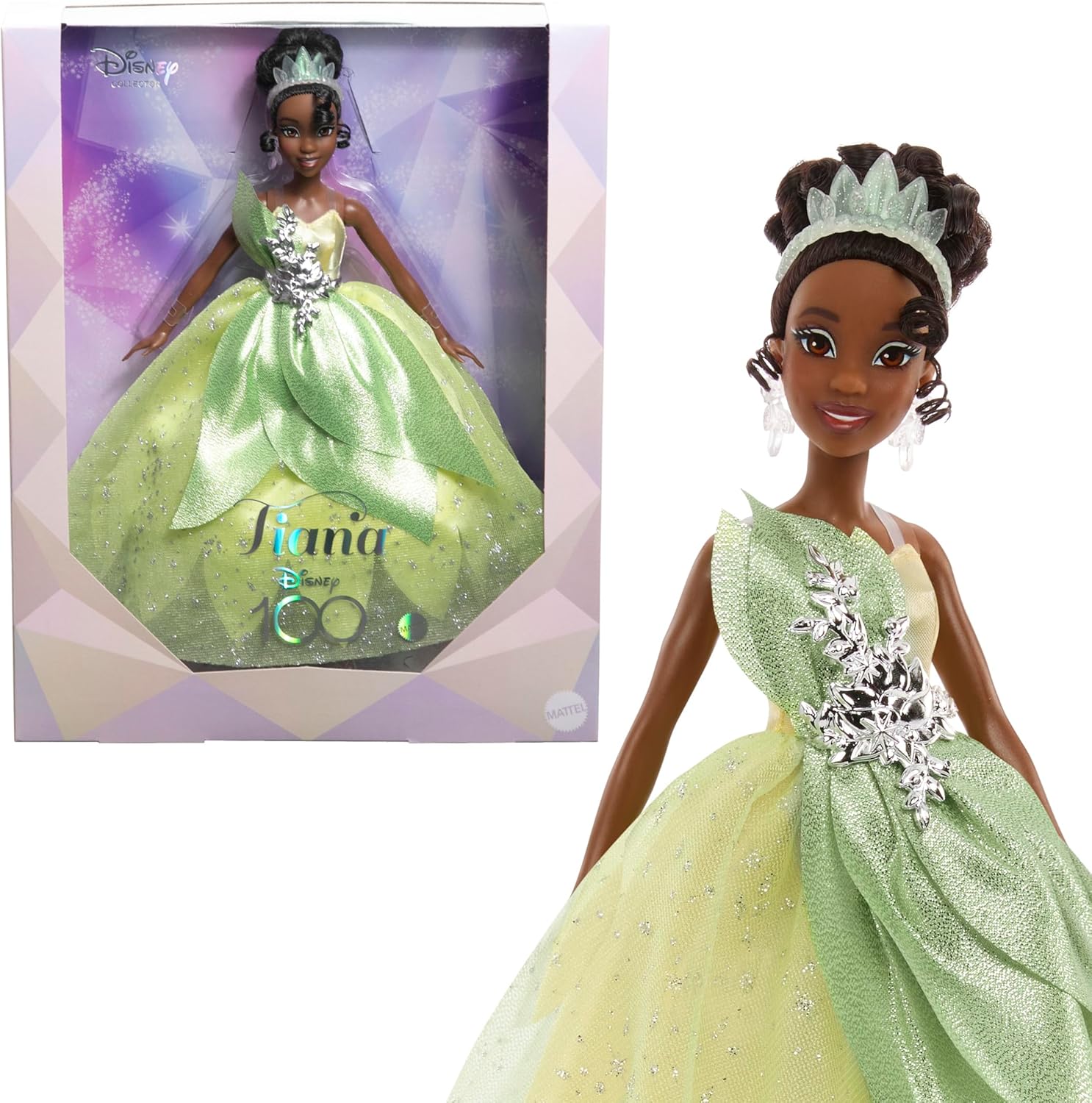 Mattel Bambola Tiana Disney da Collezione per celebrare i 100 anni di.