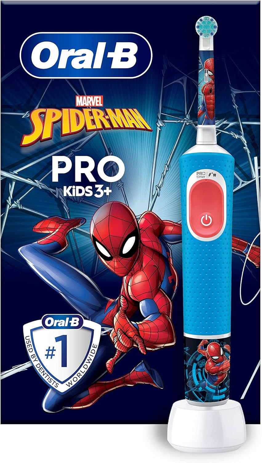 Oral-B Spazzolino Elettrico Ricaricabile Pro Kids Marvel Spiderman...