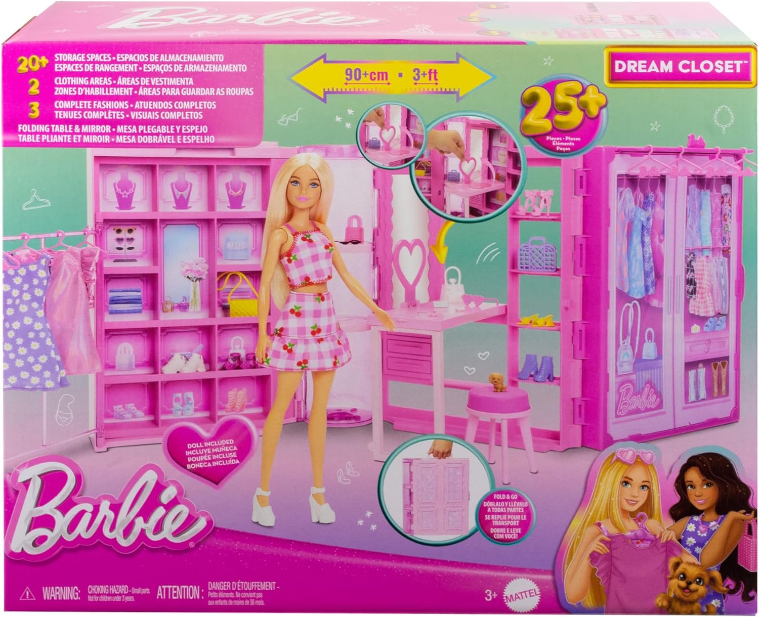 Barbie Armadio dei Sogni Bambola e Playset